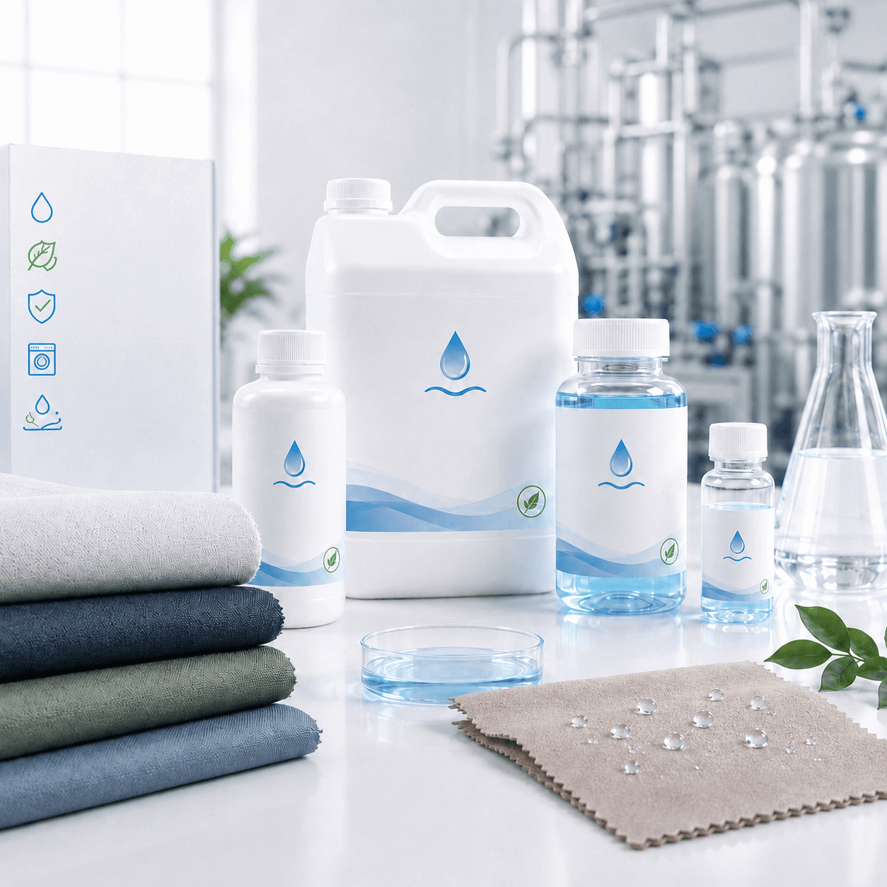 Water-based fluorine-free DWR series